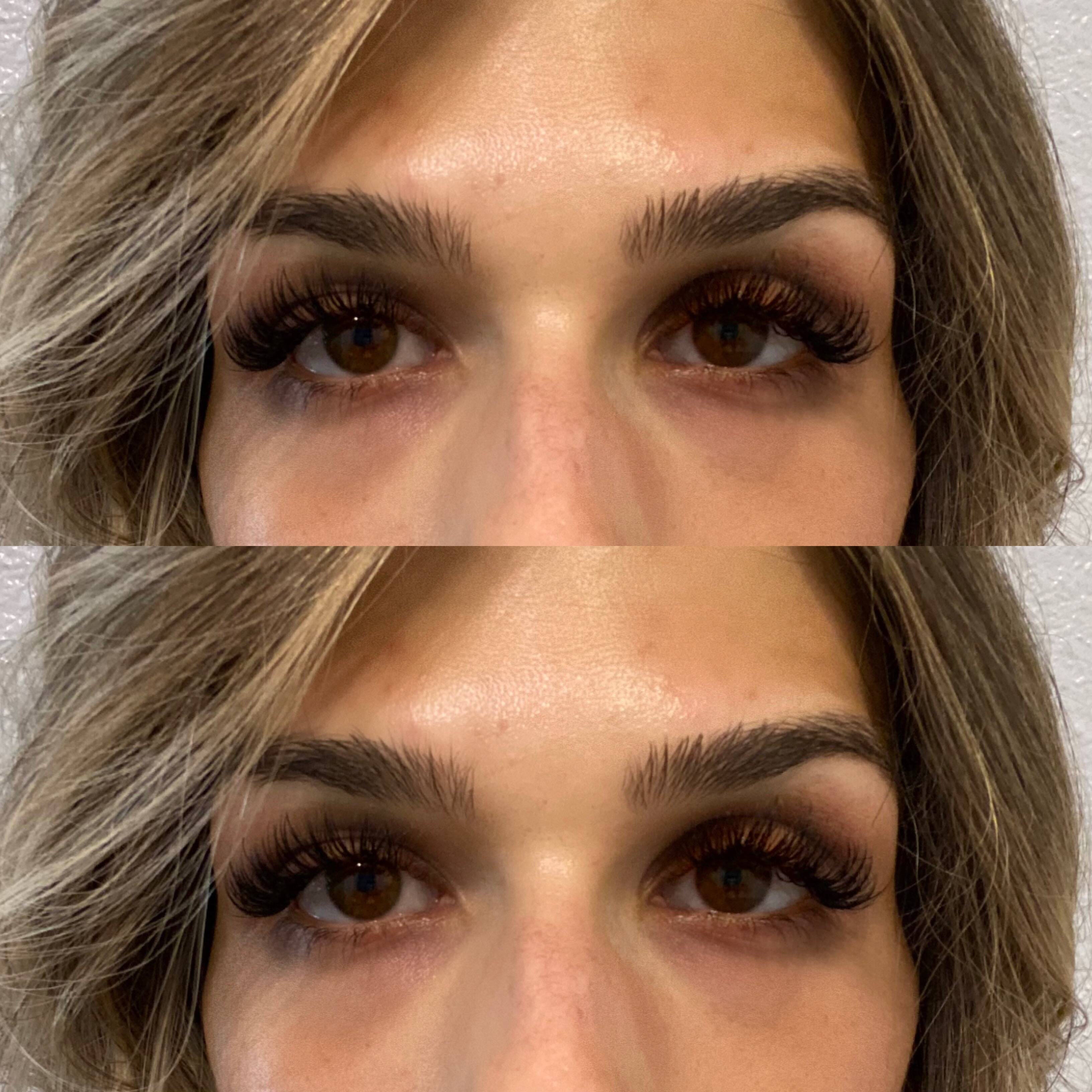 Wispy volume open eye lash extensions Sacramento